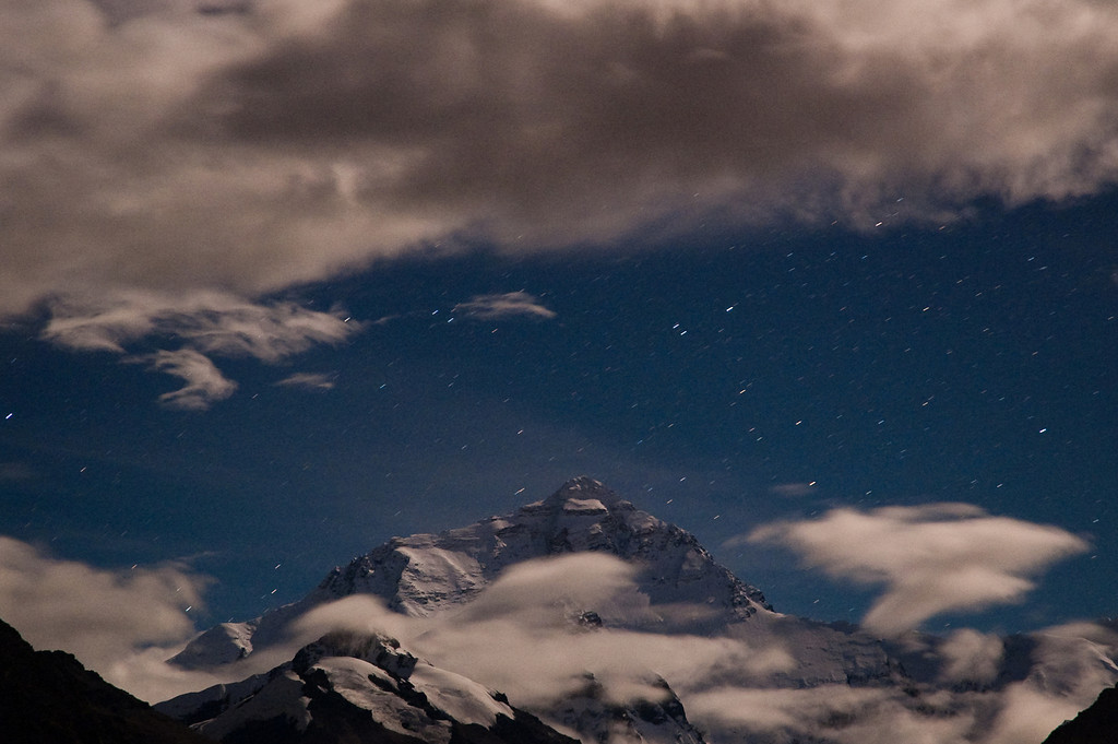 Mt. Everest by Moonlight