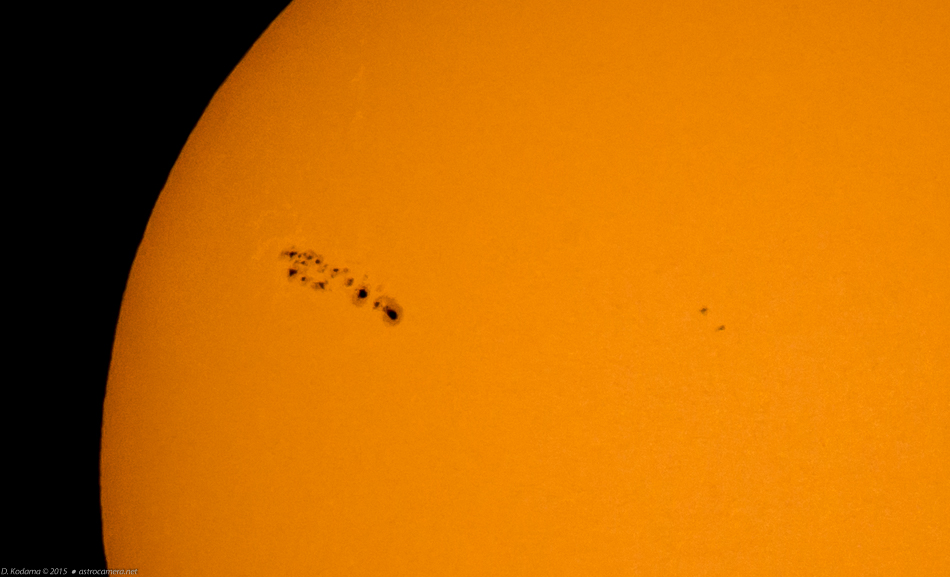 Sunspots - 31 Oct. 2015